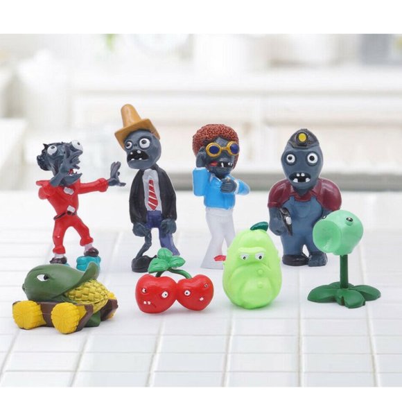 Plants vs. Zombies Action figures, Decor Halloween Party- 8pcs -Horror figurines - Picture 7 of 8